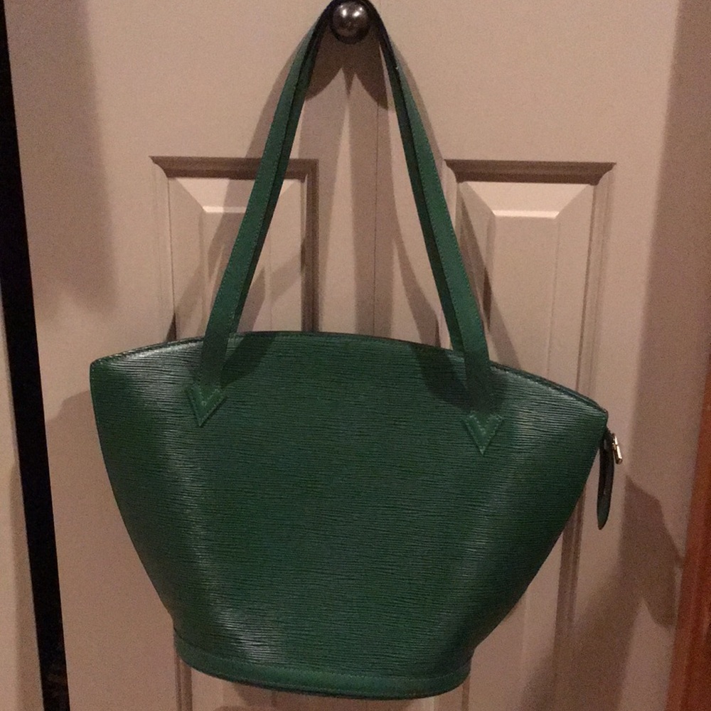 Louis Vuitton Green Epi St. Jacques Tote
